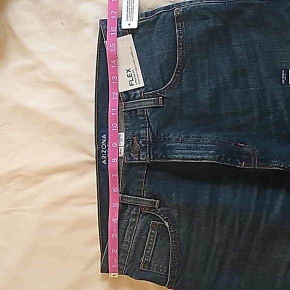 Men's Arizona Jean Co. medium blue athletic fit flex 32x34 jeans - Picture 4 of 10
